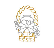 Новогодние корзины для освящения воды