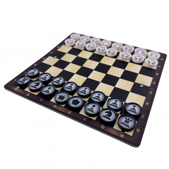 Checkers-Chess puzzle