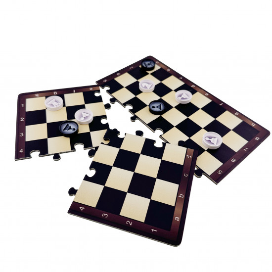 Checkers-Chess puzzle