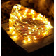 LED string lights "Dew" 50m with white wire (art. 1182)