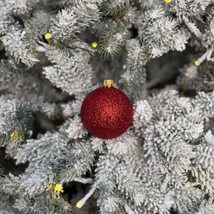 Новорічна Куля 6 см - червона
