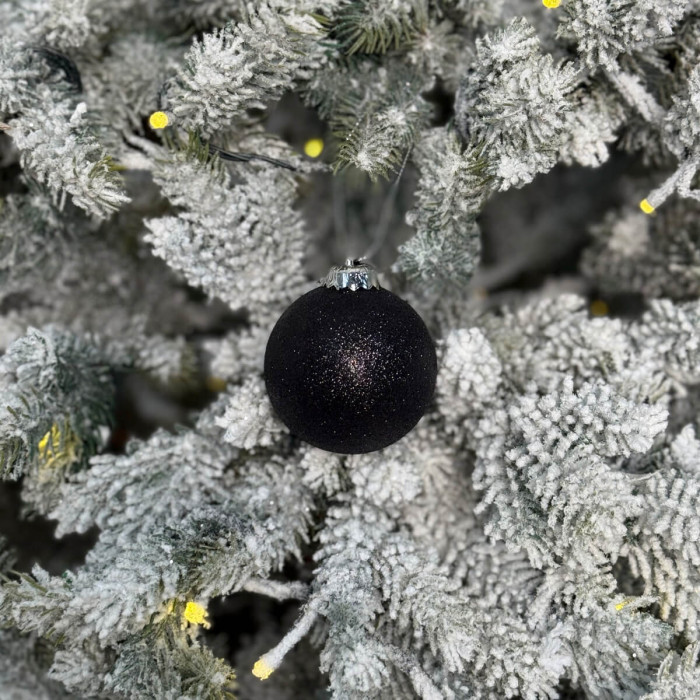 Новорічна Куля 6 см - чорна