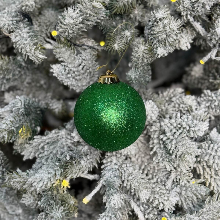 Новорічна Куля 8 см - зелена