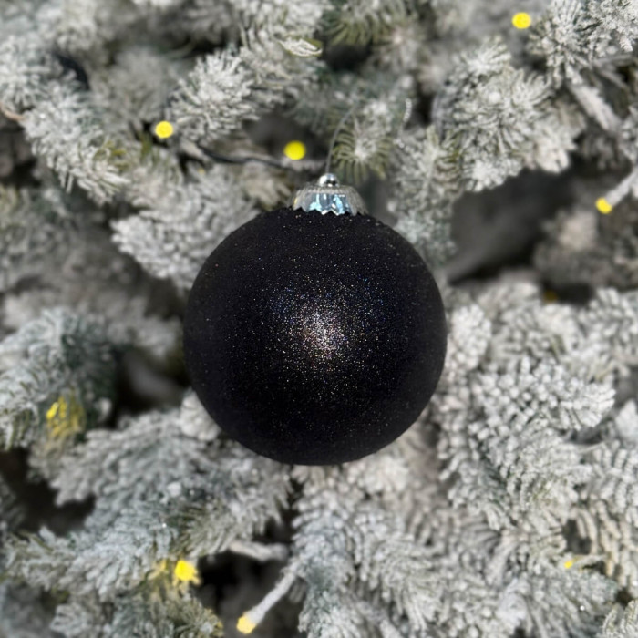 Новорічна Куля 10 см - чорна