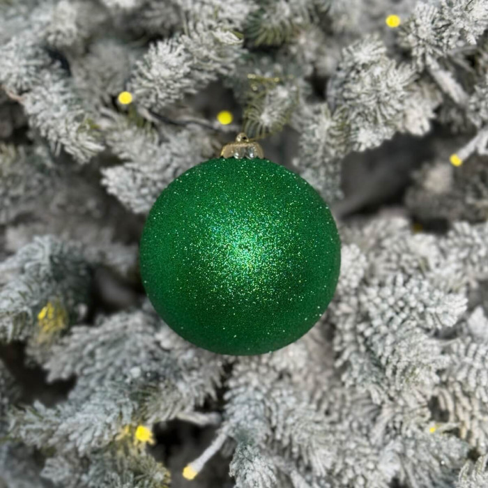 Новорічна Куля 10 см - зелена