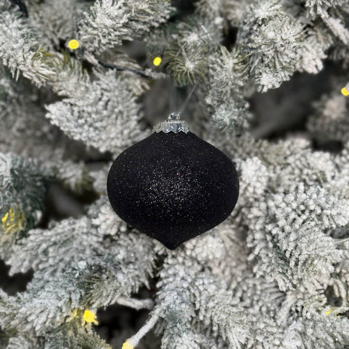 Прикраса новорічна Дзиґа мала - чорна