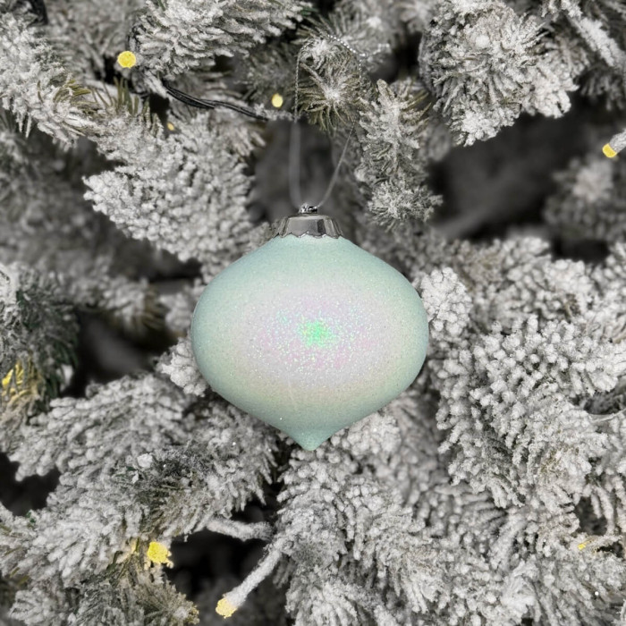 Прикраса новорічна Дзиґа мала - блакитна