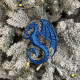 Christmas tree decoration Dragon - navy blue