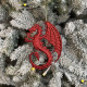 Christmas tree decoration Dragon - red