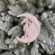 Christmas tree decoration Dragon on the Moon - pink
