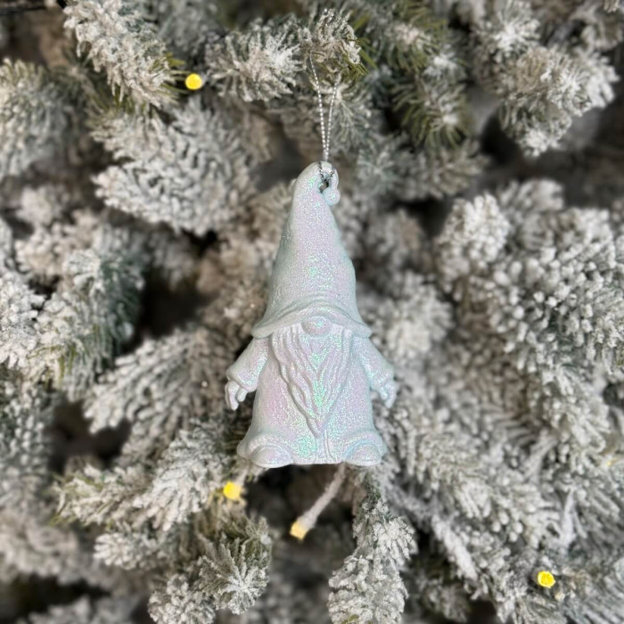 Прикраса новорічна Гном-1 - блакитний