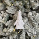 Новогоднее украшение Гном-1 белый