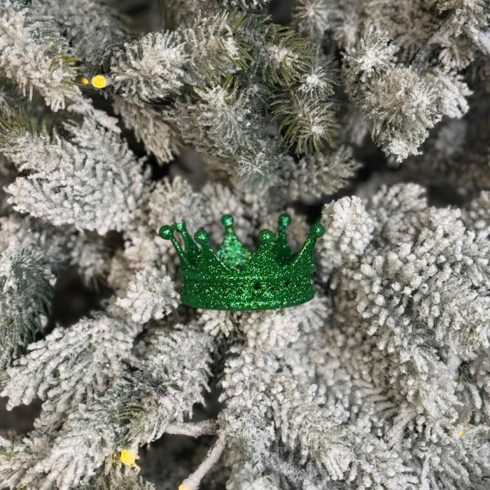 Прикраса новорічна Корона - зелена