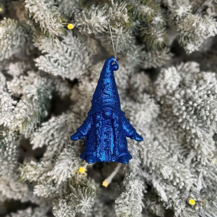 Прикраса новорічна Гном-2 - синій