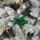 Прикраса новорічна Пташка - зелена