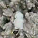 Christmas tree decoration Snowman sky blue