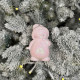 Christmas tree decoration Snowman pink