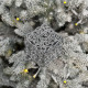 Christmas decoration Openwork Square - silver
