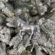 Christmas tree decoration Unicorn-1 silver