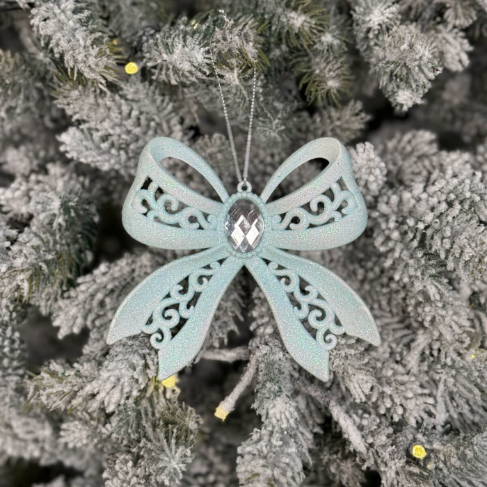 Christmas decoration sky blue Bow