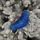 Christmas decoration Feather - navy blue