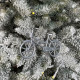Christmas decoration Bicycle - silver