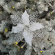 New Year's decoration Flower Christmas large - white