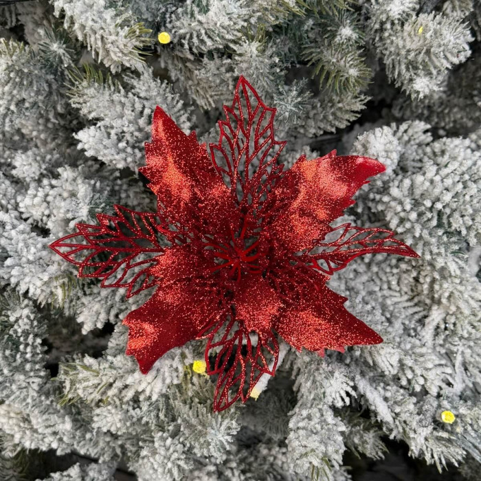 New Year's decoration Flower Christmas large - red
