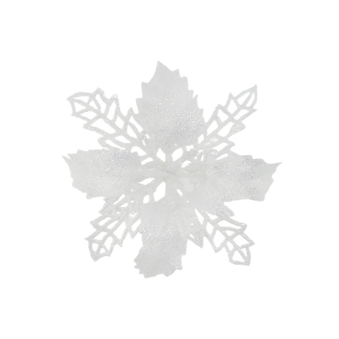 New Year's decoration Flower Christmas mini - white
