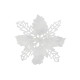 New Year's decoration Flower Christmas mini - white