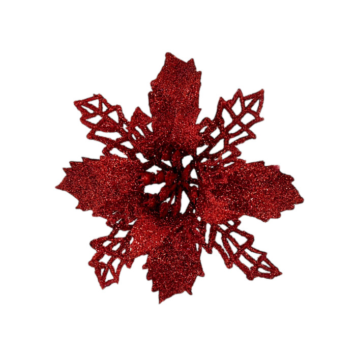 New Year's decoration Flower Christmas mini - red