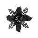 New Year's decoration Flower Christmas mini - black