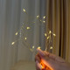 LED Garland Rosa Tinsel 50 meters, warm white color LEDs on white wire, 1500 LED, with remote control
