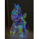 Christmas Decoration Unicorn Small Holographic with LED Lighting