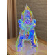 Christmas Decoration Unicorn Small Holographic with LED Lighting