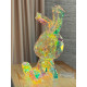Christmas Decoration Bunny Holographic with LED Lighting
