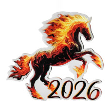 Fire acrylic horse (art. 3236)
