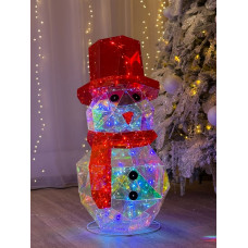 Сніговик великий голографічний з LED підсвічуванням (арт. 3495)