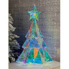 Ялинка велика голографічна з LED підсвічуванням (арт. 3498)