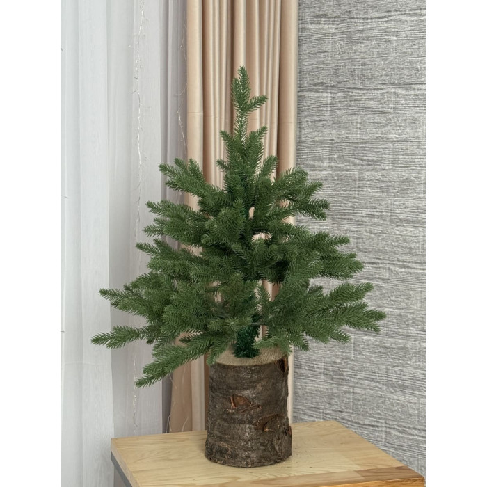 Новорічна ялинка на пеньку 77 см