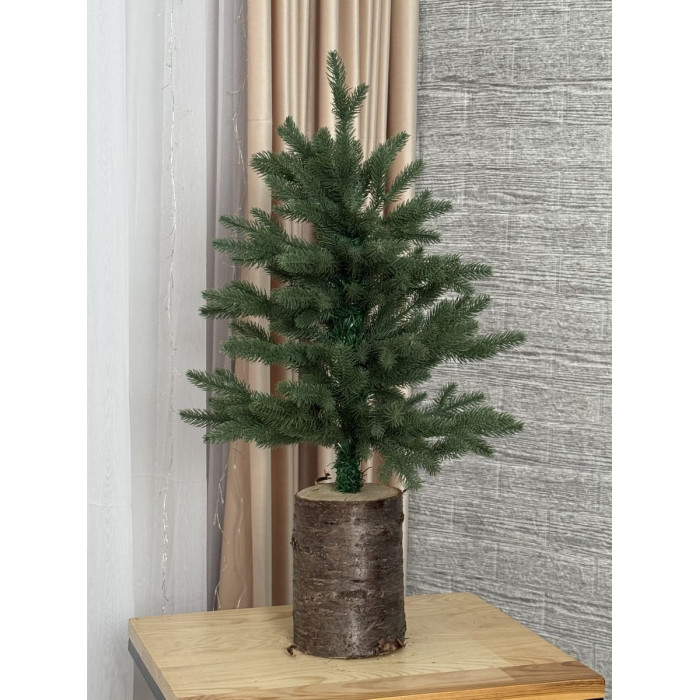 Новорічна ялинка на пеньку 77 см
