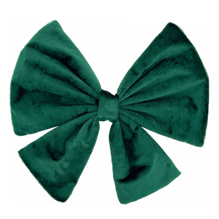 Новорічна прикраса Бант зелений ручної роботи