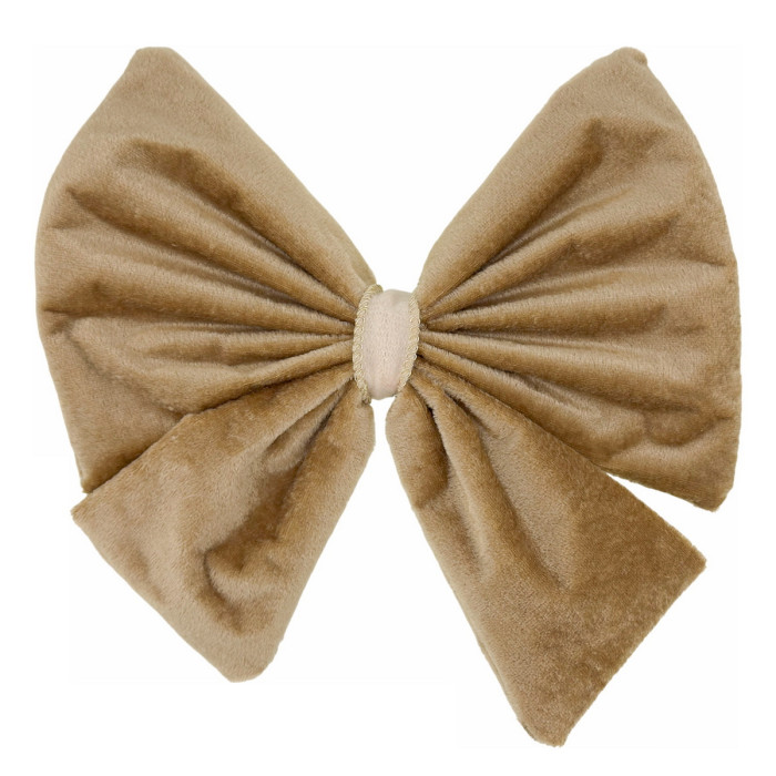 Новогоднее украшение Бант коричневый ручной работы