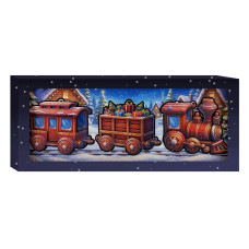 Набір дерев’яних новорічних прикрас (арт. 3560)