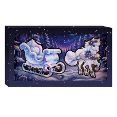 Набір дерев’яних новорічних прикрас (арт. 3561)