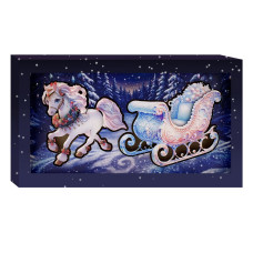 Набір дерев’яних новорічних прикрас (арт. 3562)