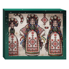 Набір дерев’яних новорічних прикрас (арт. 3577)