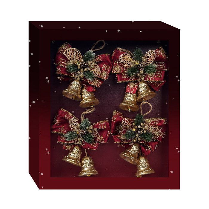 Handmade Christmas Ornament Set “Christmas Bells”