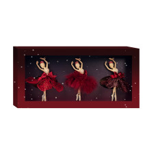 Набір новорічних прикрас ручної роботи (арт. 3586)