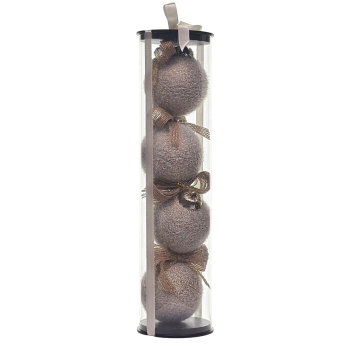 Balls with packaging 6 cm - 4 pcs (art. 3638)